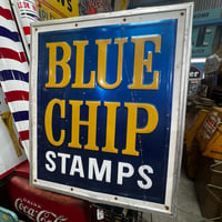 Vintage BLUE CHIP STAMPS SIGN 17-350