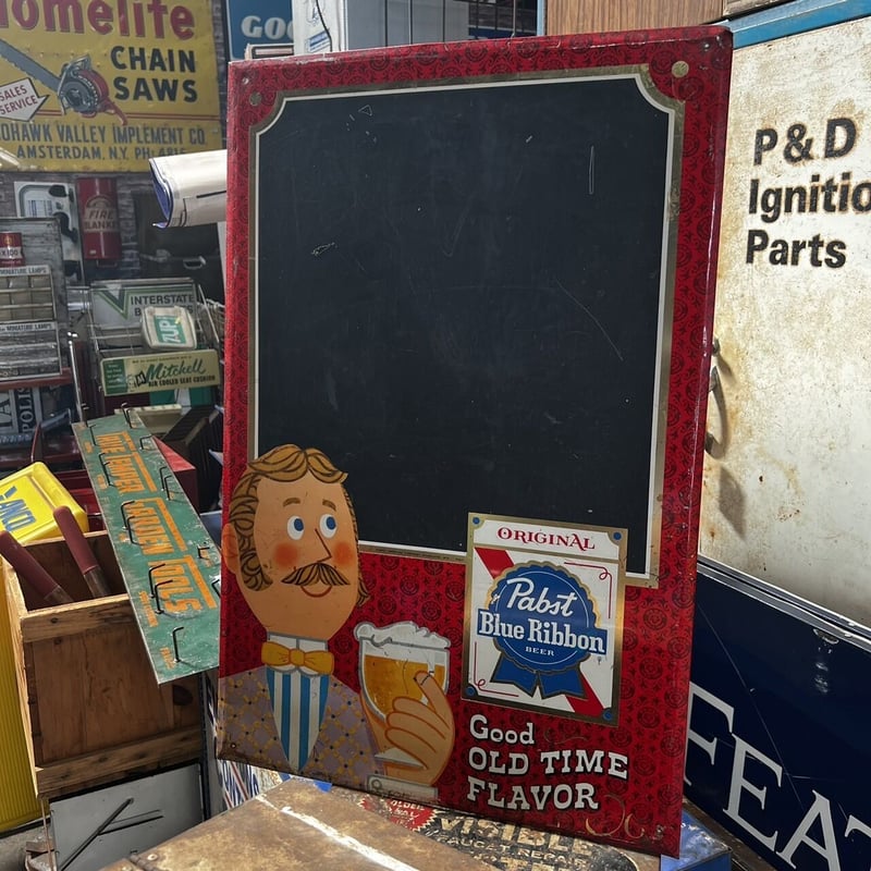 Pabst Blue Ribbon パブスト ビール ヴィンテージ ブラックボード 黒板