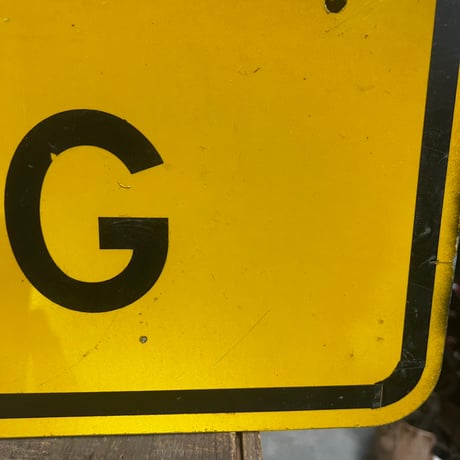 Vintage PED XING ROAD SIGN 19-108-27