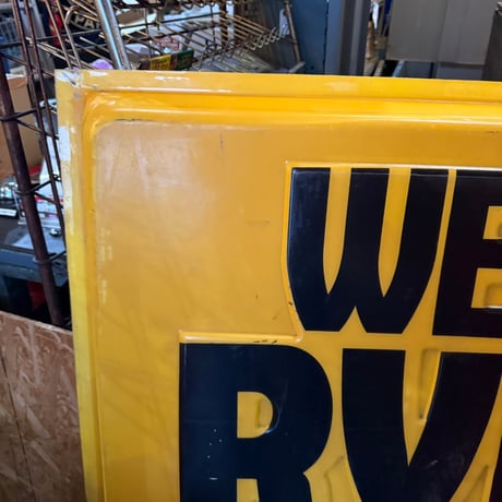 Vintage WE RENT RYDER TRUCKS 大型プラスチック看板 20-289-1