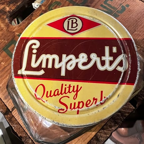 LIMPERT'S ヴィンテージ　ガラスジャー　16-172