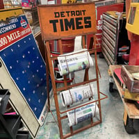DETROIT TIMES　ヴィンテージ　ニュースペーパースタンド 　15-271