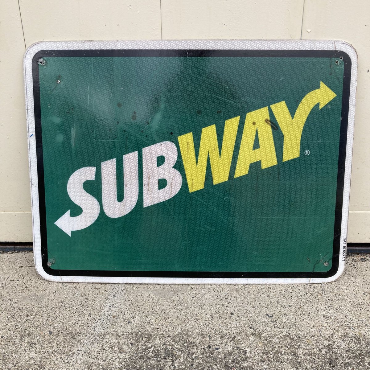 TACOS A GO GO × SUBWAY ヴィンテージ 両面看板 14-389-28 | 