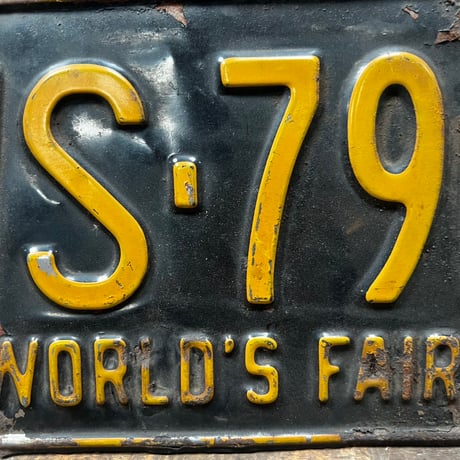 Vintage License Plate 19-107-15