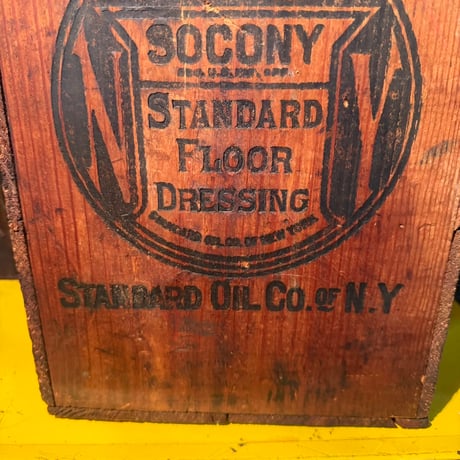 Vintage SOCONY STANDARD OIL 木箱 20-61