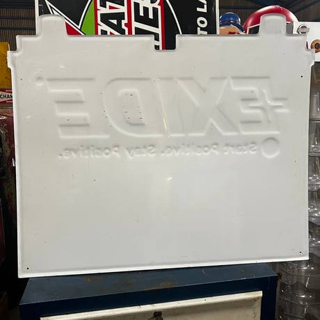 Vintage EXIDE BATTERY SIGN 14-425
