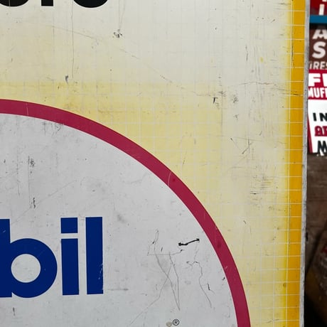 Vintage Mobil 両面 SIGN 19-306