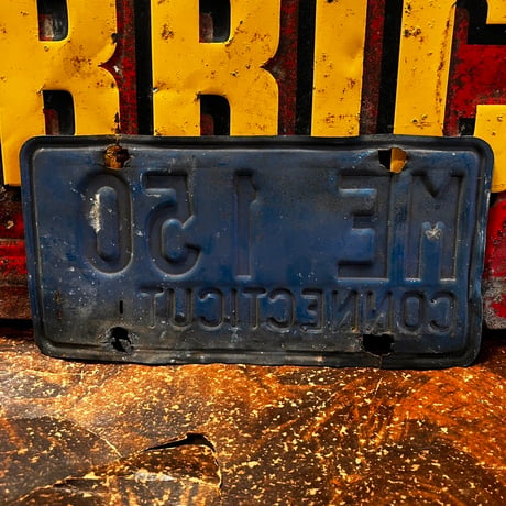 Vintage License Plate コネチカット州　19-107-5