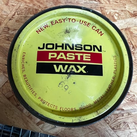Vintage JOHNSON PASTE WAX CAN 16-c-67