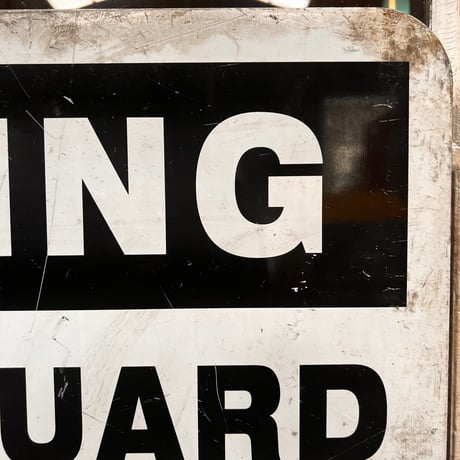 Vintage WARNING SIGN 道路標識 19-111-3