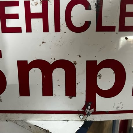 Vintage SLOW SIGN 19-108-51