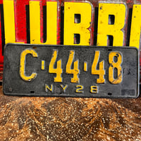【希少!!】Vintage License Plate ニューヨーク州　18-144-11