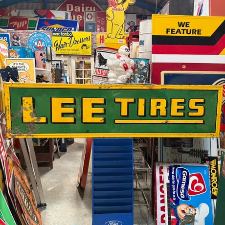 Vintage LEE TIRES Sign 看板 20-124