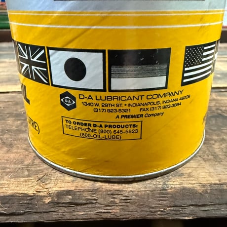Vintage MOTOR OIL オイル缶 16-c-89
