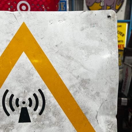 Vintage CAUTION SIGN 19-108-54