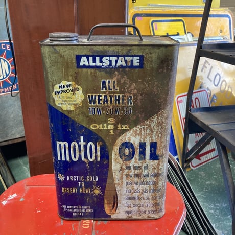 ALLSTATE　ヴィンテージ　オイル缶　14-94-1