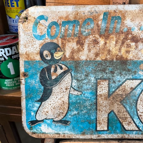 Vintage KOOL Cigarettes ティンサイン 18-205