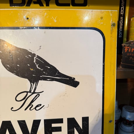 Vintage RAVEN 両面看板 17-362-13