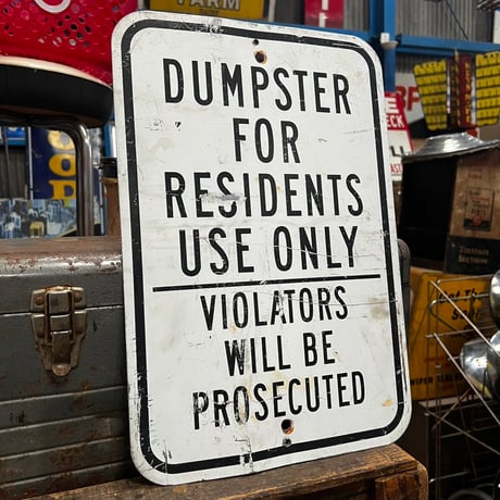 Vintage ROAD SIGN 19-108-36