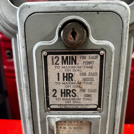 Vintage　parking meter 18-116