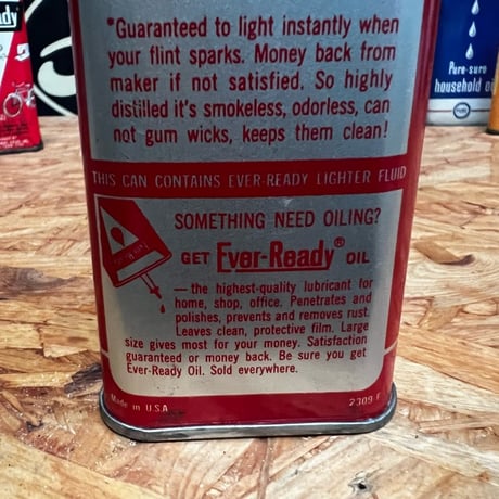 Vintage LIGHTER OIL CAN 16-c-48