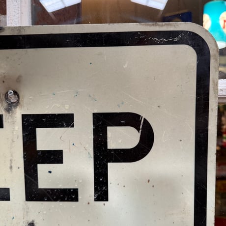 Vintage KEEP RIGHT ロードサイン 道路標識 19-108-19