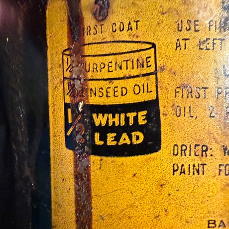 Vintage Dutch Boy Soft Paste White Lead バケツ 20-283