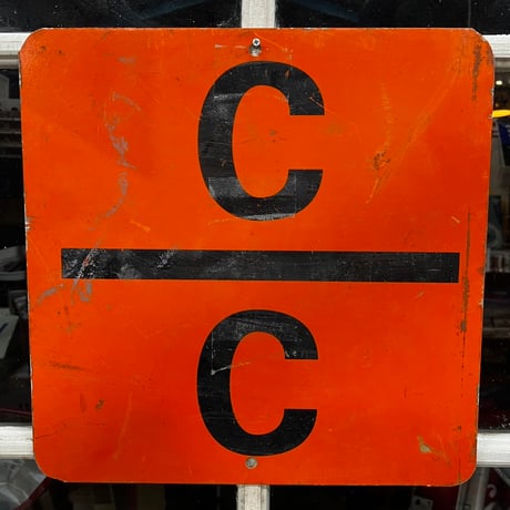 Vintage C/C SIGN 19-105-29