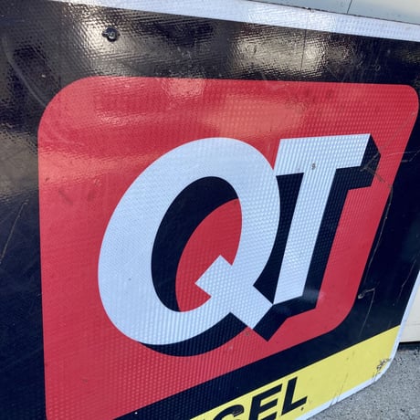 SUBWAY × QT　ヴィンテージ　両面大型看板　14-388-23