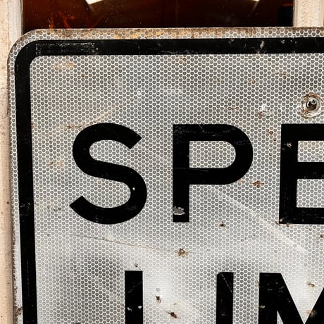 Vintage ロードサイン SPEED LIMIT 45 18-54-2