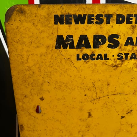 Vintage ROADMAP DISPLAY RACK 19-337