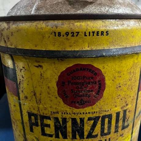 Vintage PENNZOIL OIL CAN 19-158