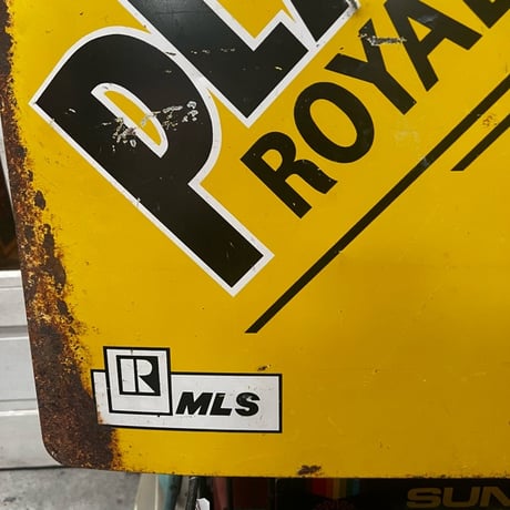 Vintage PLAZA ROYAL INC 両面 SIGN 17-298