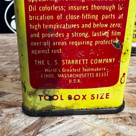 Vintage STARRET OIL CAN 16-c-42