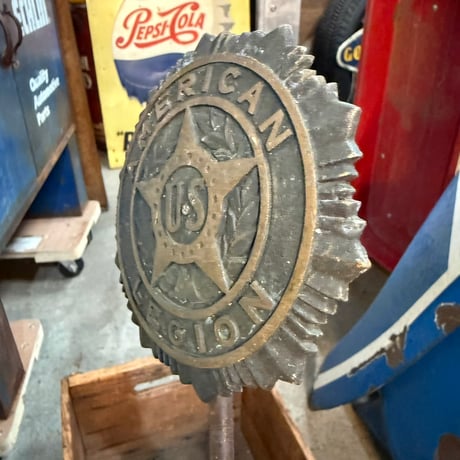 Vintage AMERICAN LEGION  アイアンサイン 19-185-5