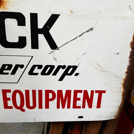 ヴィンテージ　両面　KANSAS JACK CAR REPAIR SHOP SIGN 10-57