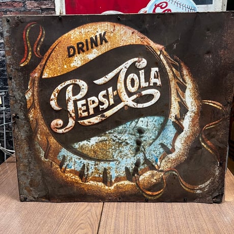 Vintage PEPSI COLA SIGN 17-134
