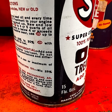Vintage STP OIL CAN (中身入り) 17-77-27