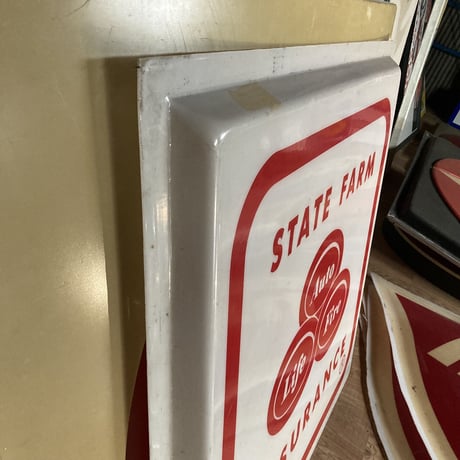 STATE FARM　ヴィンテージ　大型プラスチック看板　16-200