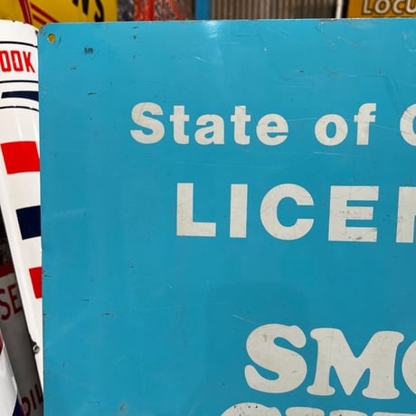 Vintage SMOG CHECK SIGN 19-110