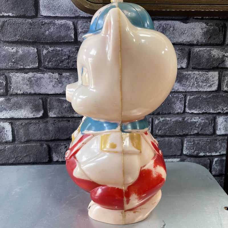 ポーキーピッグ ヴィンテージ プラスチック バンク 貯金箱 15-7