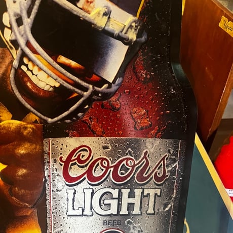 Vintage COORS LIGHT BEER SIGN 17-301-3
