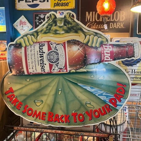 Budweiser　バドワイザー　ヴィンテージ　サイン　看板　(13)359