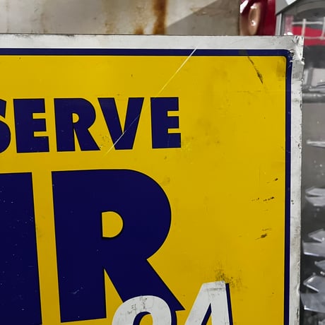 Vintage SELFE-SERVE AIR SIGN 19-108-56