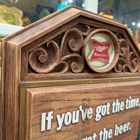 Vintage Miller High Life ウォールサイン 16-297