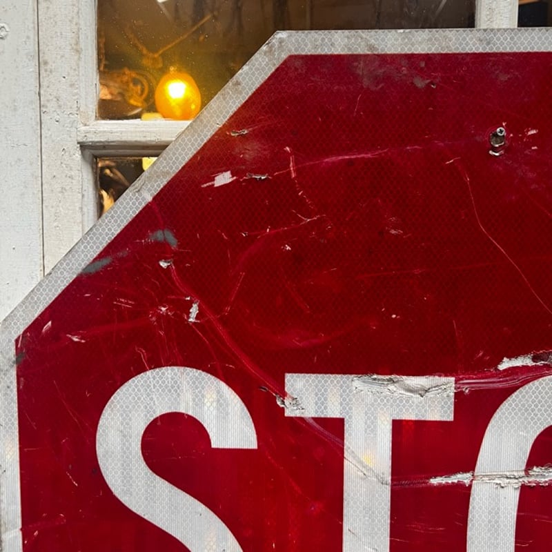 Vintage ロードサイン STOP 18-227-15 | BigBear Online