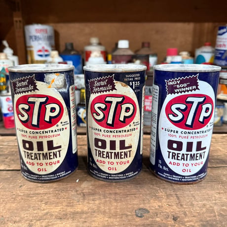 Vintage STP OIL CAN (中身入り) 3缶SET 17-77-17.20.22
