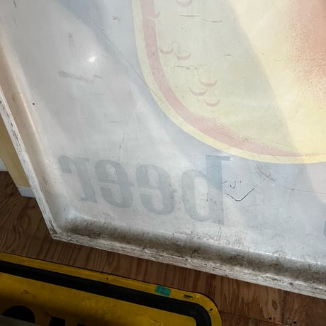 Vintage Ballantine Beer プラスチック Big Sign 13-132