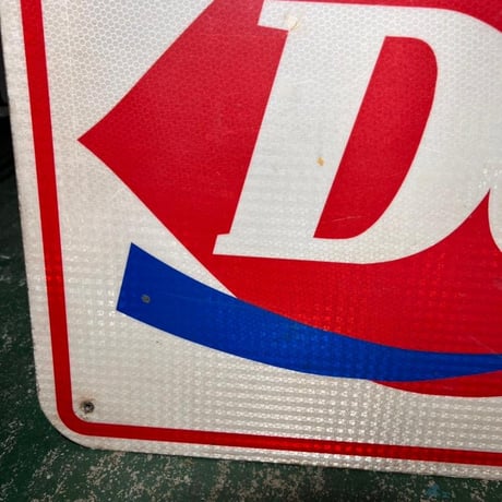 DQ　＆　SUPER8　ヴィンテージ　両面看板　(13)342-15
