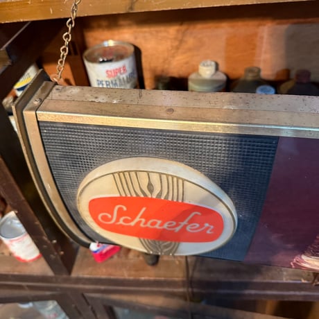 Vintage  Schaefer Beer ライトサイン 17-327